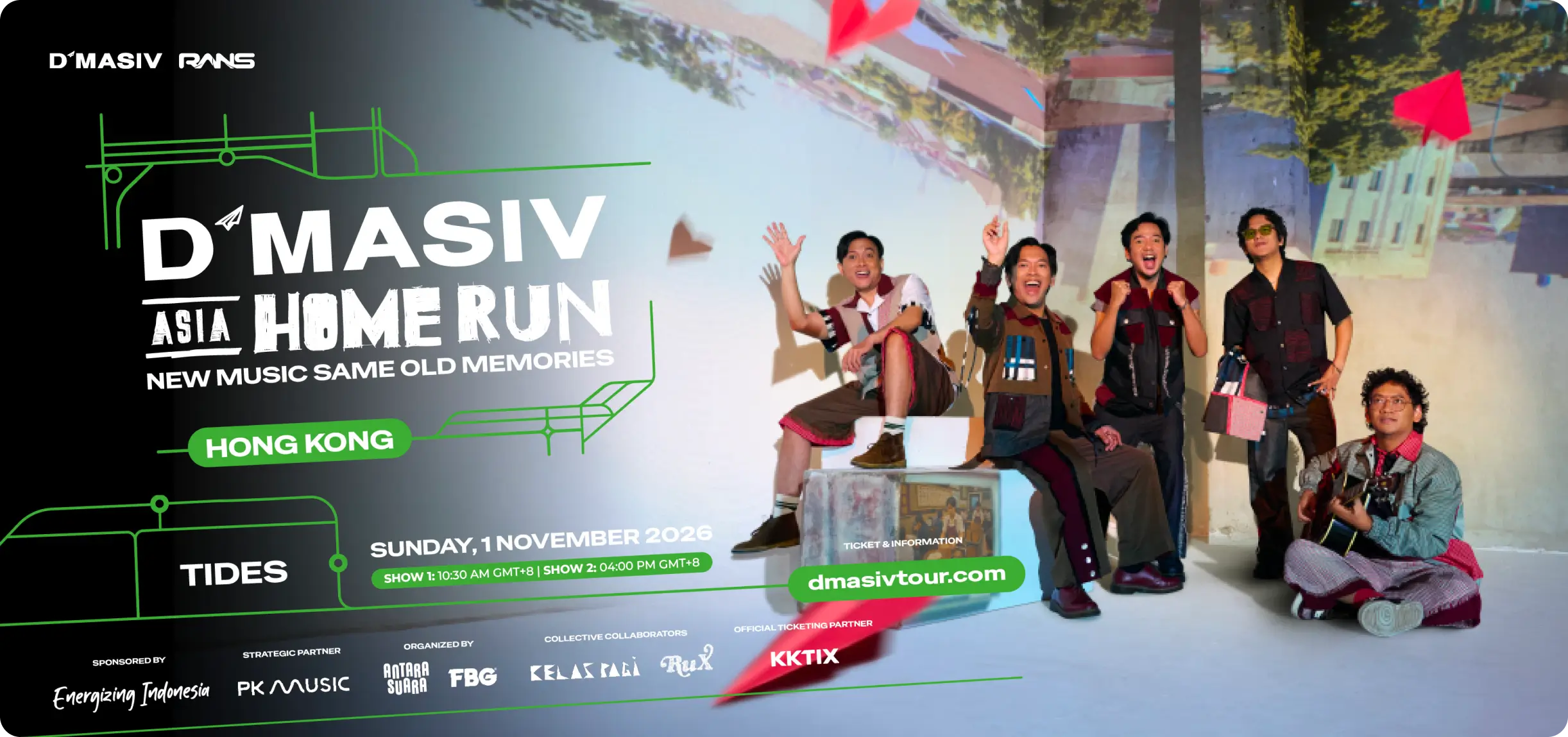 D’MASIV live in Hong Kong — TIDES, 1 November 2026