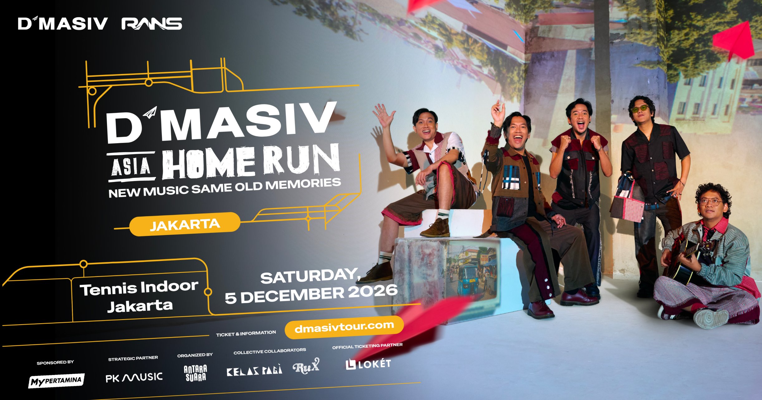 D’MASIV live in Jakarta — Tennis Indoor Senayan, 5 December 2026