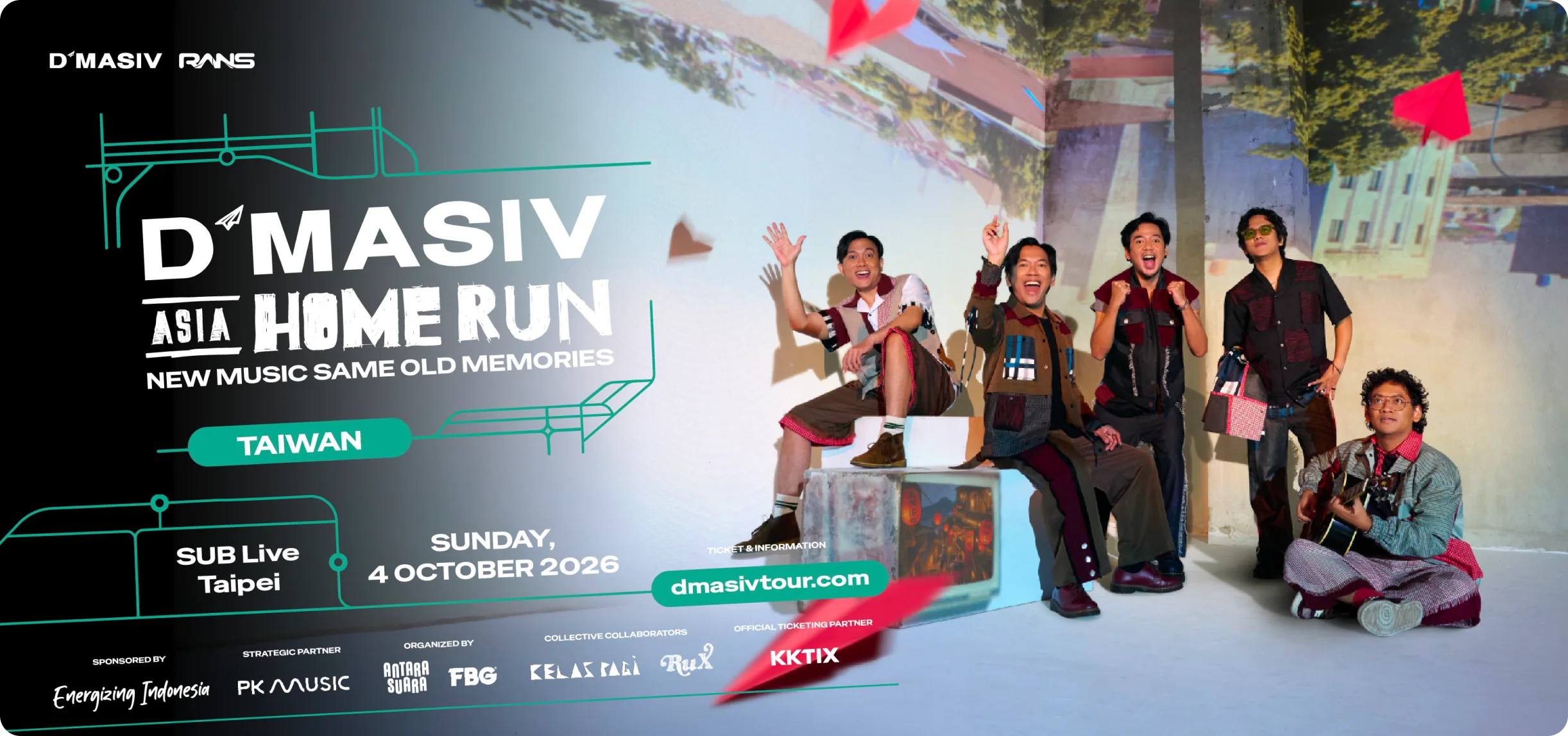 D’MASIV live in Taipei — SUB LIVE, 4 Oktober 2026